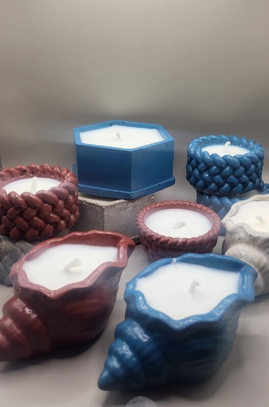 Sojas vaska sveces trauciņos Nr.3